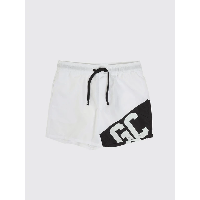Boy's Polyester Swimming Shorts with Contrast Logo (C1BJQS524T016100)