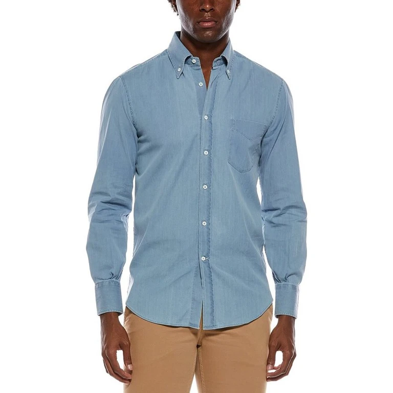 Light Denim Long Sleeve Shirt