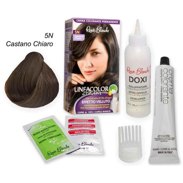 Linfacolor Cream 5N Light Brown
