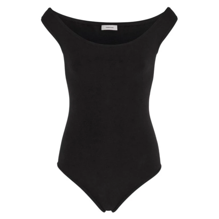 Low Cut Round-Neck Bodysuit