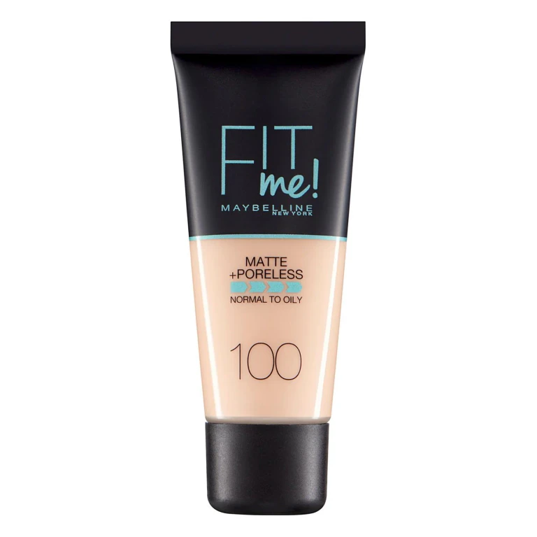 Fit Me Matte + Poreless Liquid Foundation 100 Warm Ivory 30ml
