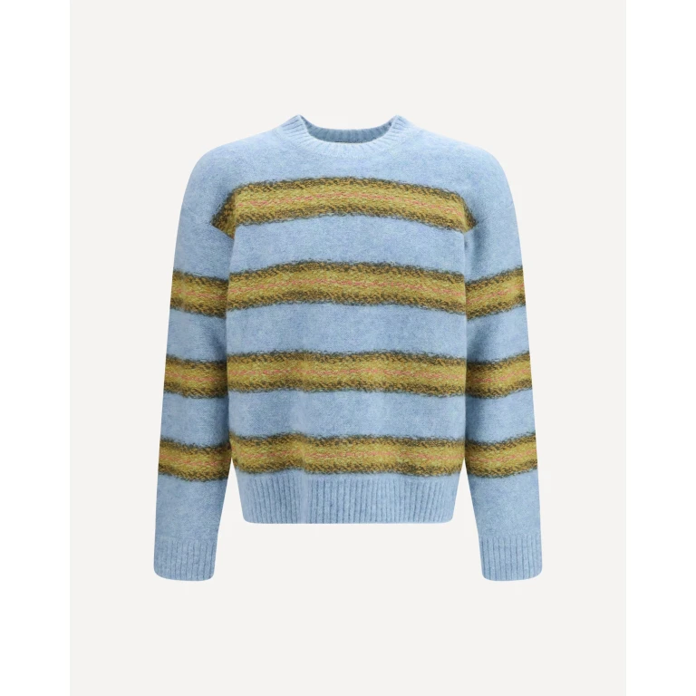 Pull à col rond rayé Dries Van Noten
