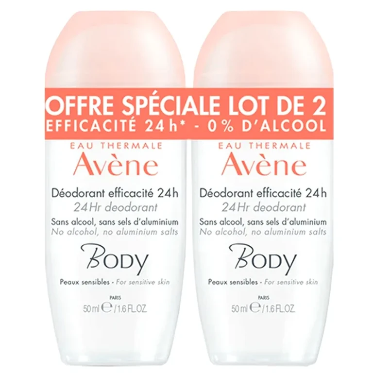 Body Deodorant Effectiveness 24H 2X50ML