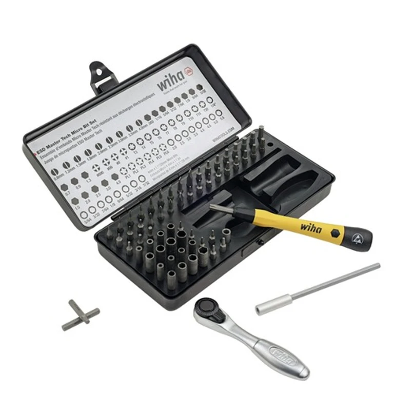 75965 65-Piece System 4 ESD Safe Master Technician's Ratchet and MicroBits Set