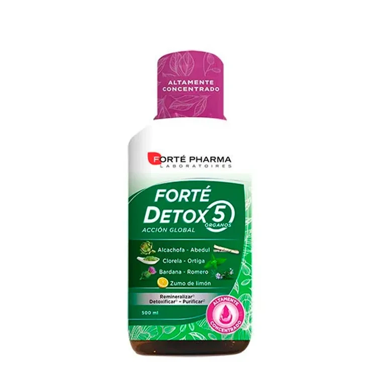 Forté Pharma Detox 5 Organi bottle of 500ml