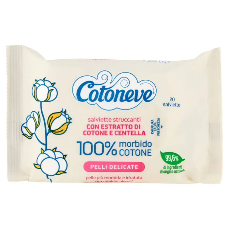 Make-up Remover Wipes With Cotton Extract And Centella For Delicate Skin 20 Pcs 1 unit