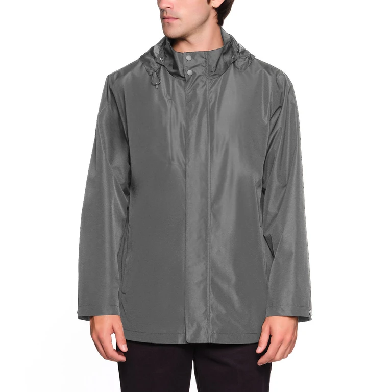 Men's Rain Jacket GreyXS:- XS, Grey