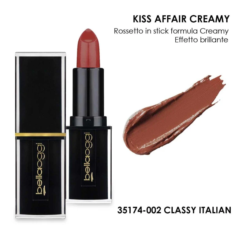 Kiss Affair Cremay Lipstick Stick Classy Italian 002