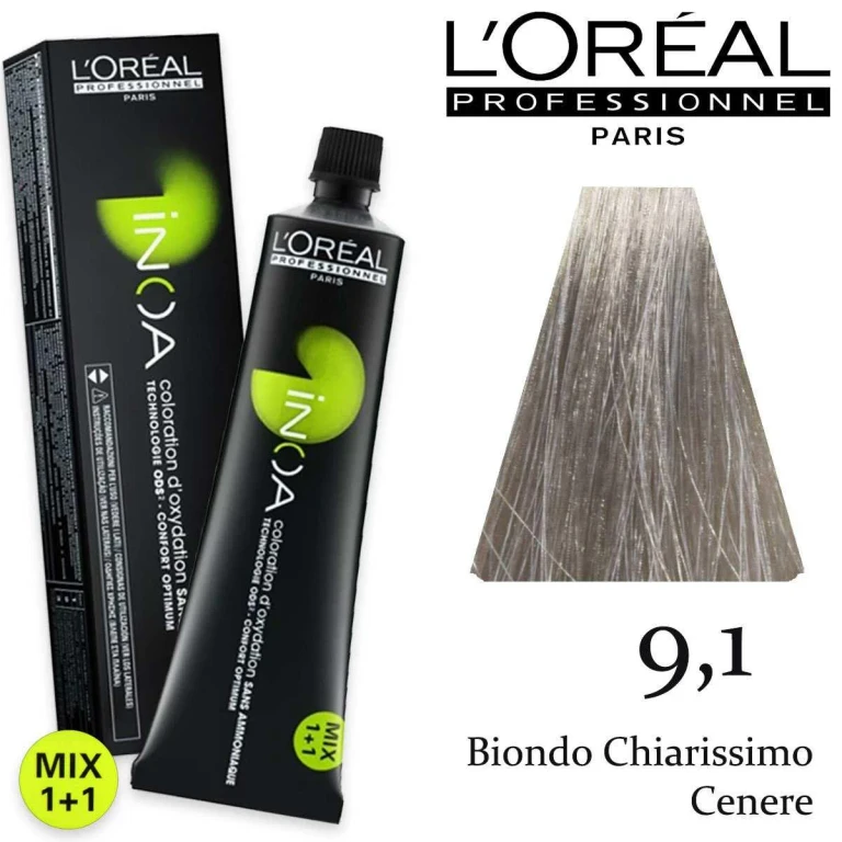 Inoa Tube 1X60 Gr 9.1 Very Light Ash Blonde