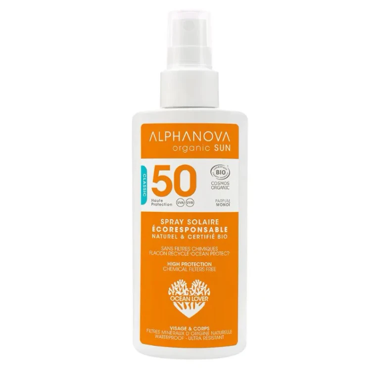 High Protection Sun Cream Spf50 Organic 125g