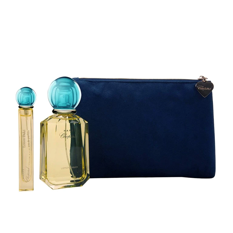 Happy Lemon Dulci Set Chopard: Happy Lemon Dulci, Eau De Parfum, for women, 100 ml + fabric bag, Blue + Happy Lemon Dulci, Eau De Parfum, for women, 1