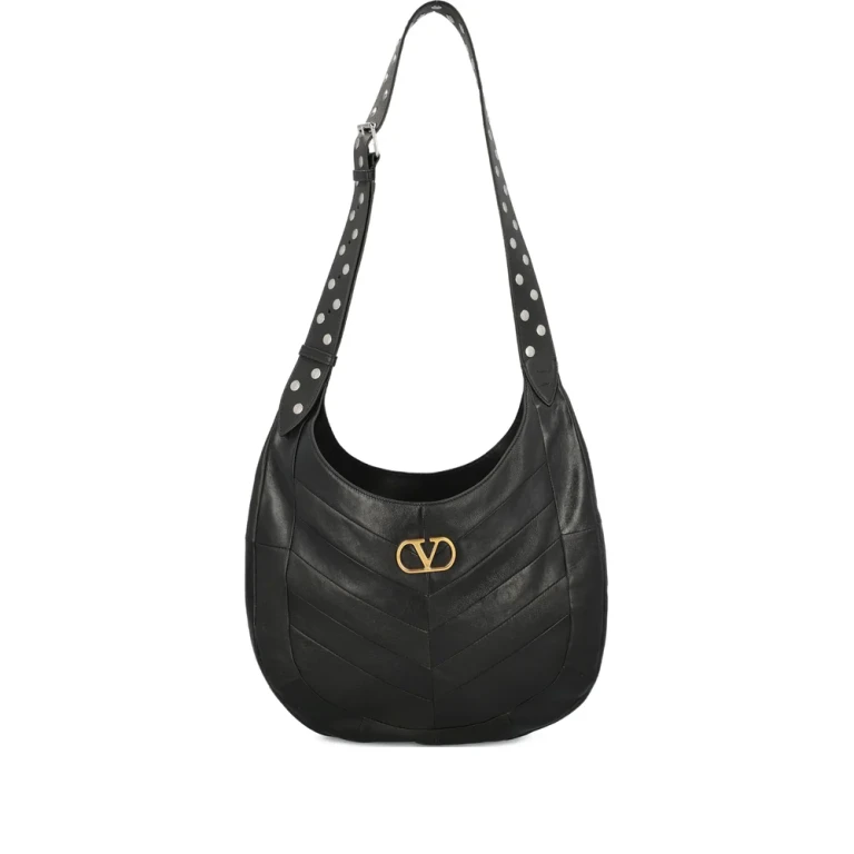 Shoulder Bag Black Nappa Leather