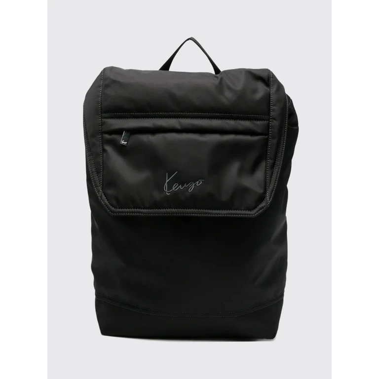 Signature Rucksack aus Nylon mit gesticktem Logo und Kordelzug-Verschluss