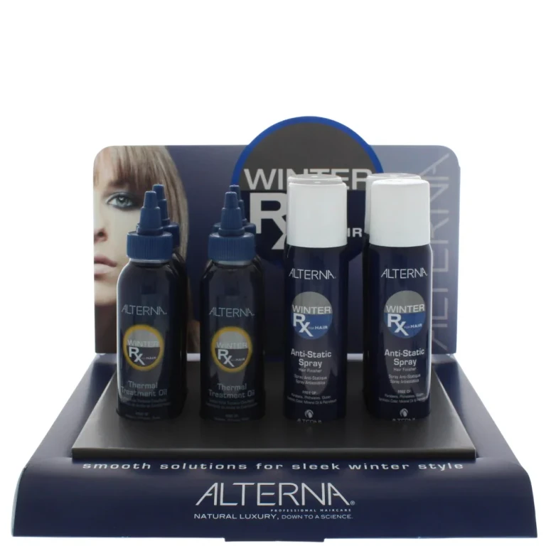 Set Alterna: Winter Rx Spray hair treatment Against 4 pieces 92 g + Winter Rx hair oil Against Static 4 pieces 100 ml
