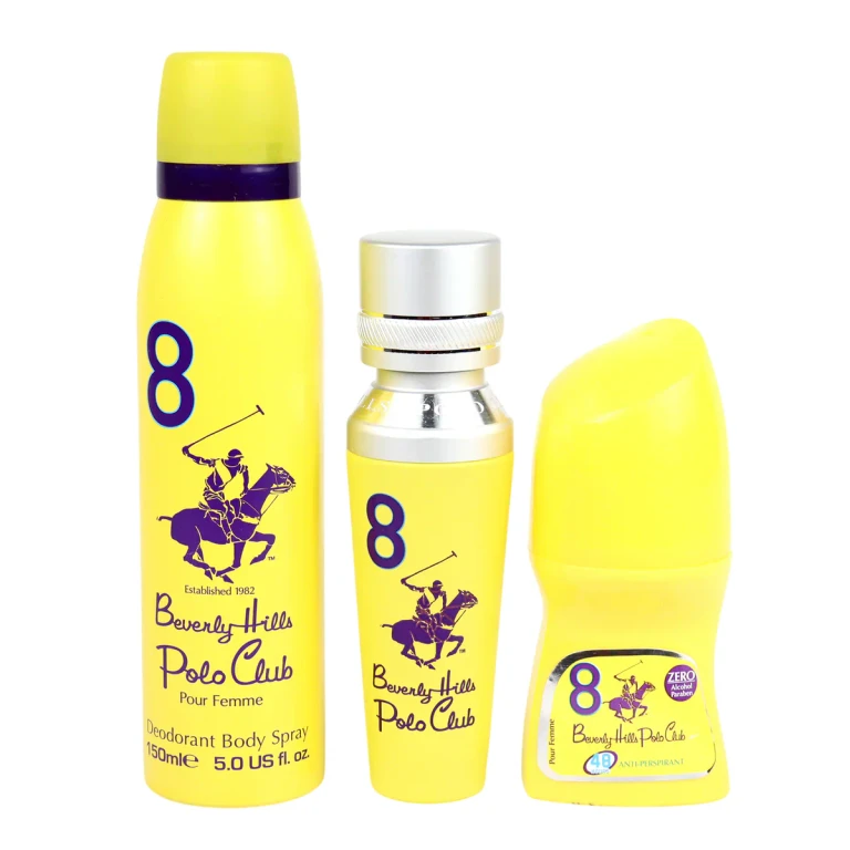 Set 1982 Sport 8 Eau de Parfum 50 ml + Body Spray 150 ml + Roll-On Deodorant 50 ml