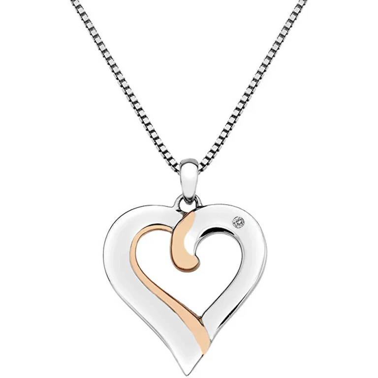 Necklace Hot Diamonds Together Rg Dp687 (Chain, Pendant)