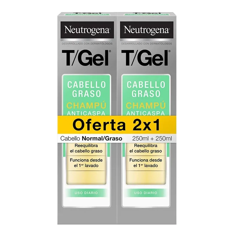 T-Gel Anti-Dandruff Shampoo for Normal Oily Hair 250ml 250ml