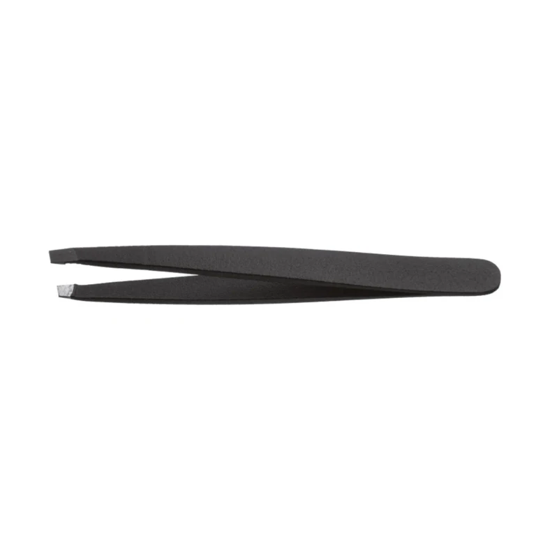 Pince à épiler noire grande taille Eurostil 9,5 cm