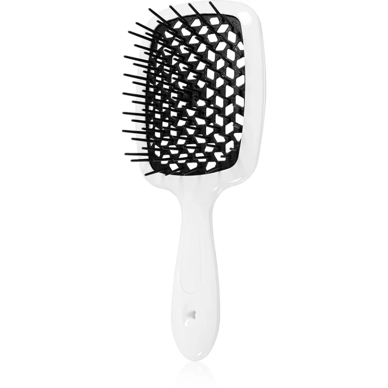 Superbrush small flat brush 17.5 x 7 x 3 cm white and black