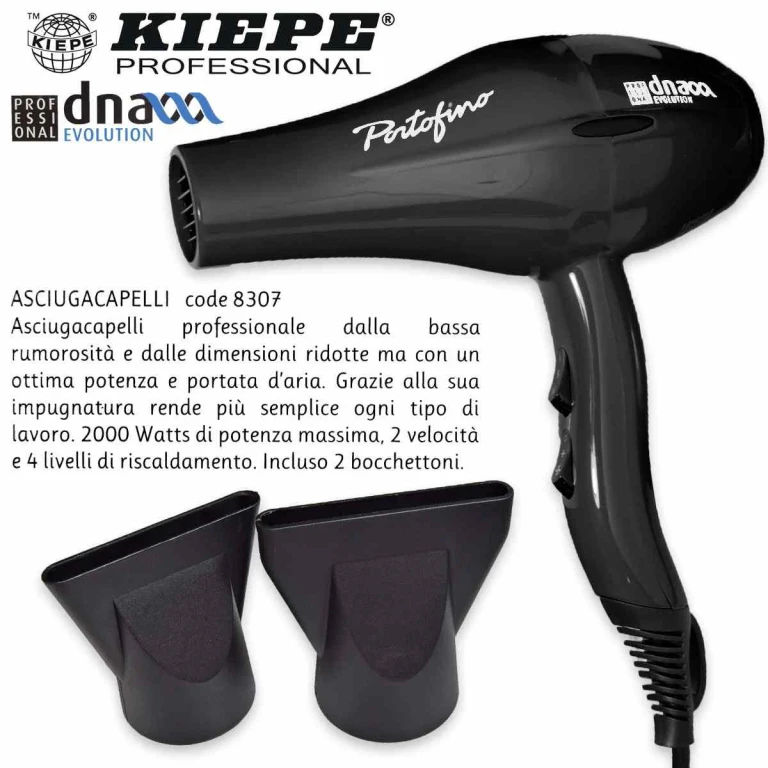 black Portofino hair dryer