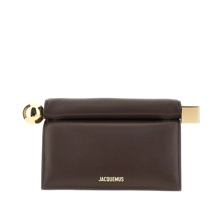 Nappa leather 'Rond Carré' clutch Woman One Size