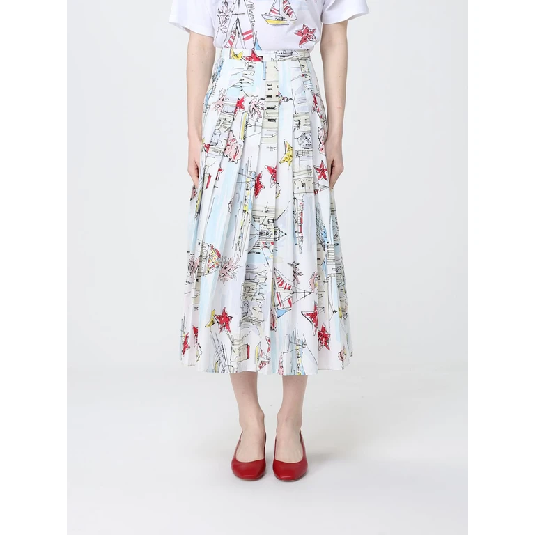 Skirt Woman color White (MGOM261BI7AZ)
