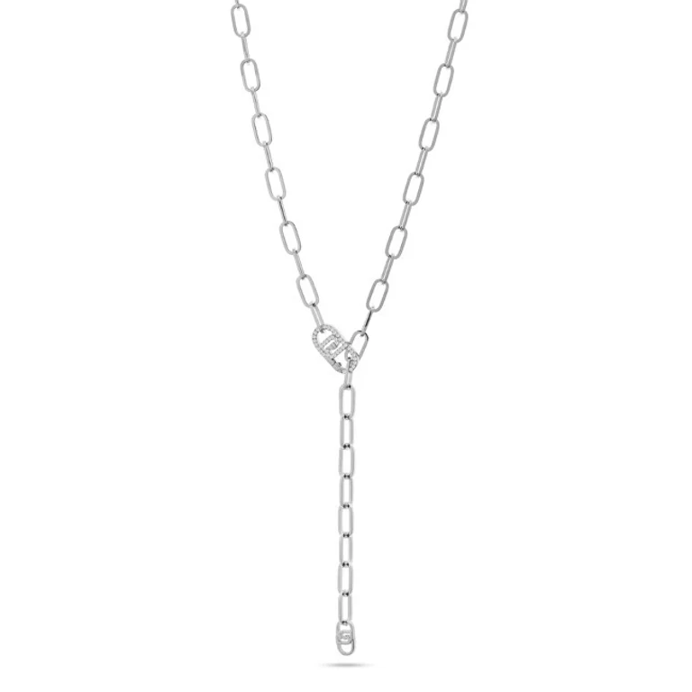 Liu Jo Long Steel Necklace with Fashion Crystals Lj2617