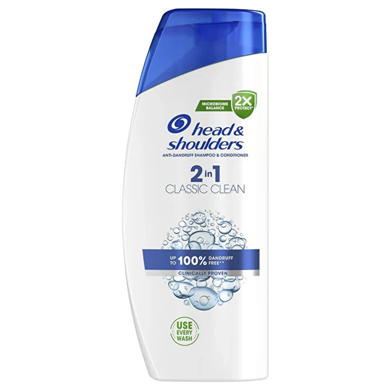 2 In 1 Classic Shampoo and Conditioner Clean (Anti-Dandruff Shampoo and Conditioner) - Volume: 625 Ml