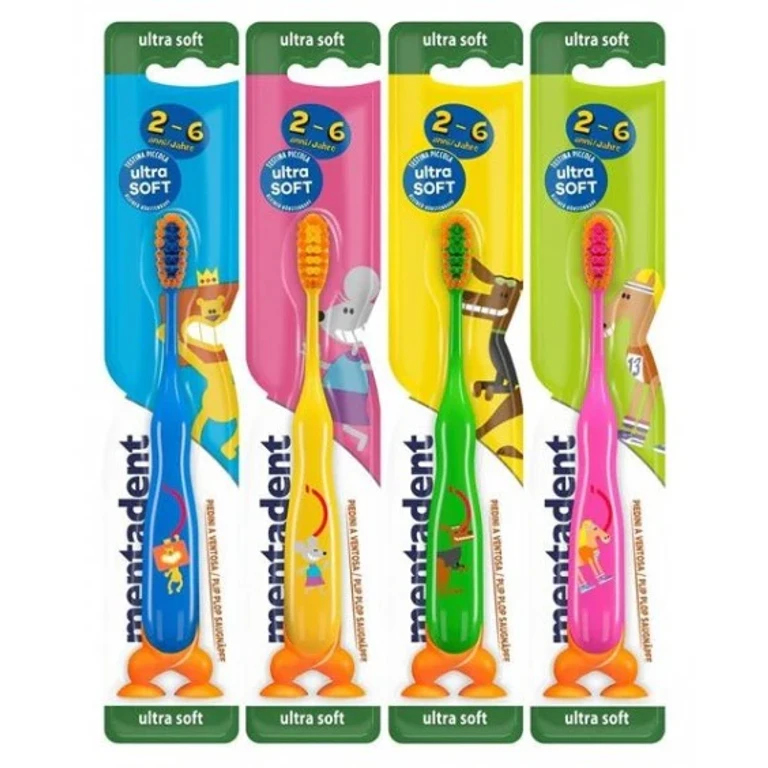 Kids Toothbrush Ultra Soft 2-6 Years Assorted Colors
