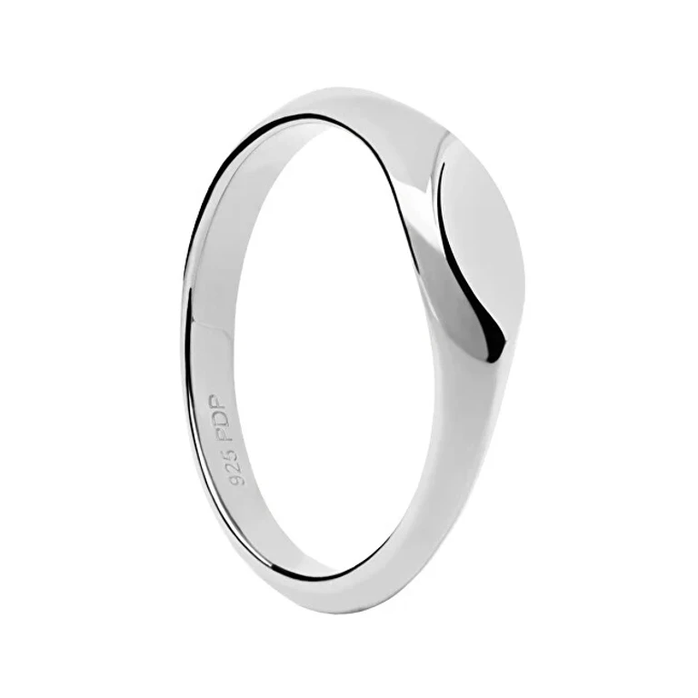 Minimalist Silver Ring Duke Vanilla An02-A54 - Size: 52 Mm