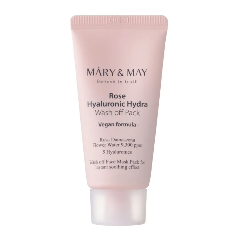 Mary&May Rose Hyaluronic Acid Hydra Wash-off Cream Mask Pack 30g