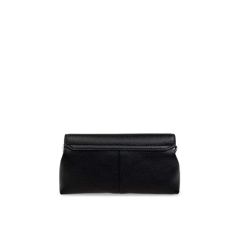 Orb-Plaque Crossbody Clutch Bag Black > Shoulder