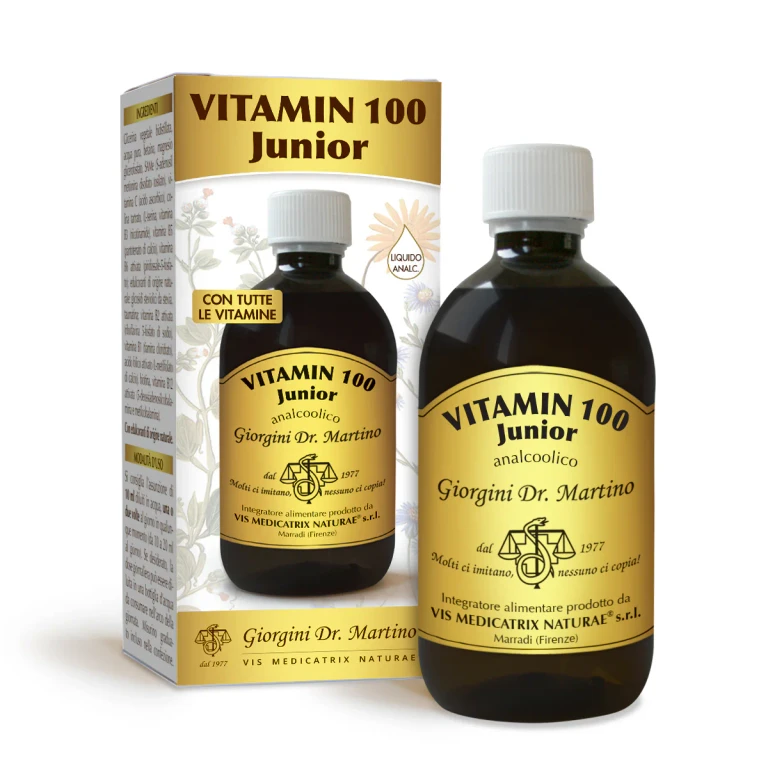 Vitamin 100 Junior Alcohol-Free Liquid 500 Ml