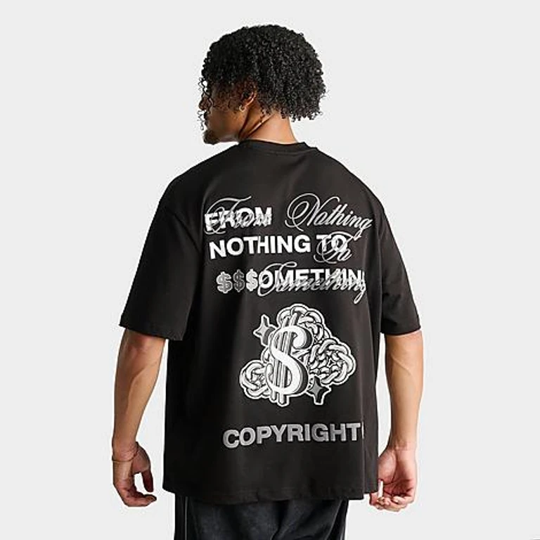 Hoodrich Men's Flash V2 T-Shirt in Black Size: Small