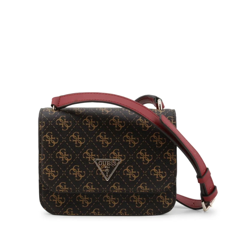 , Noelle, Logo 4G, Fabric Shoulder Bag, Brown, hwql78 79780, 18.5 x 14.5 x 7 cm, Women's