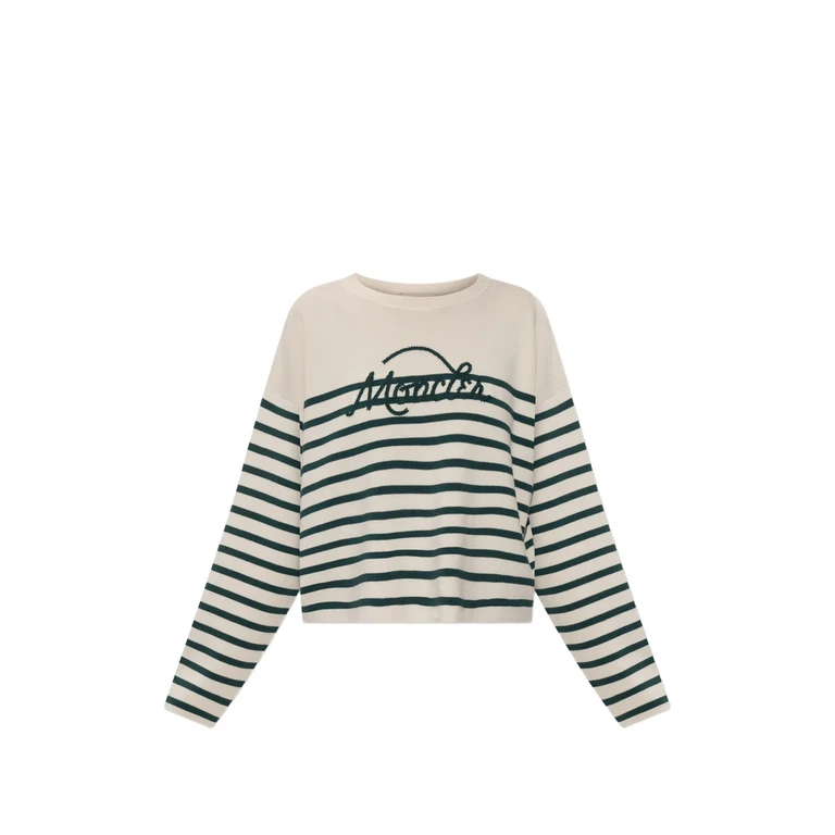 Quilted Panel-detail Sweater