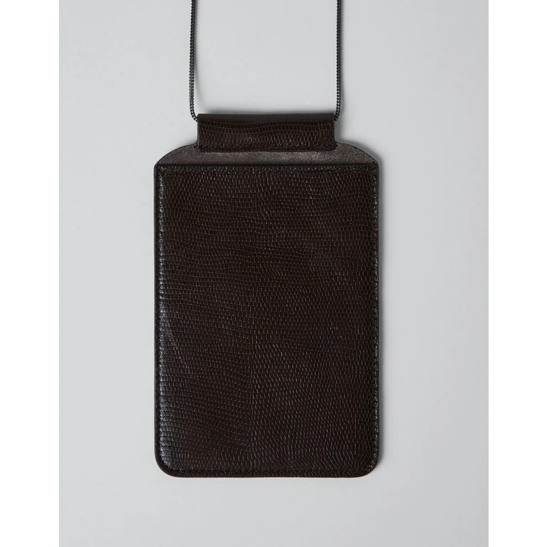 Dark Brown Leather Pouch