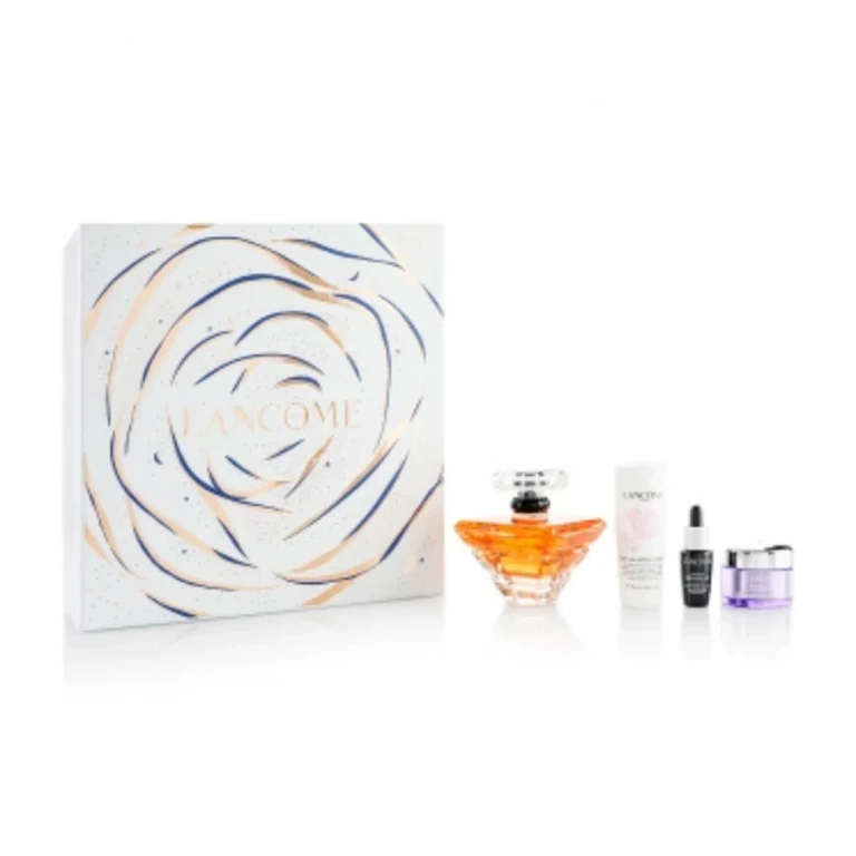 Lancome Tresor gift set EDP 100 ml, cleansing milk 50 ml, serum 7 ml and cream 15 ml