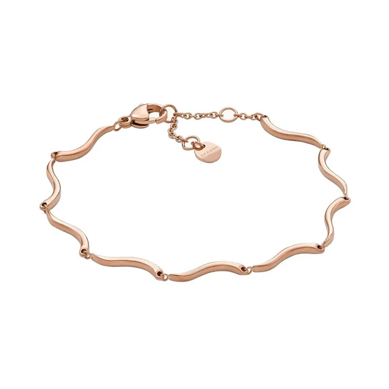 Gold Plated Bracelet for Women Wave Skj1787791