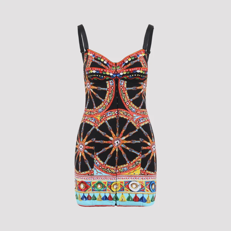 Charmeuse Carretto Mini Dress