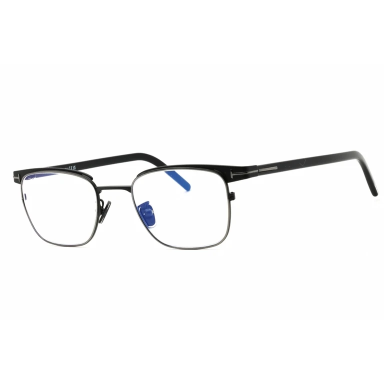 Blue Light Block Rectangular Mens Eyeglasses FT5854-D-B 005 49