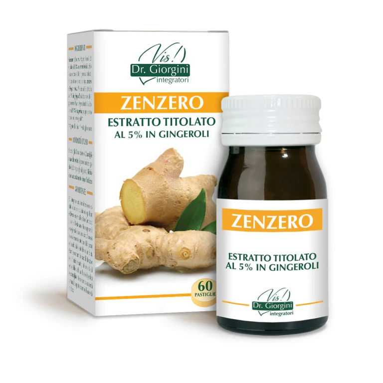 ginger titrated extract 60 tablets of 500 mg - 30 gr