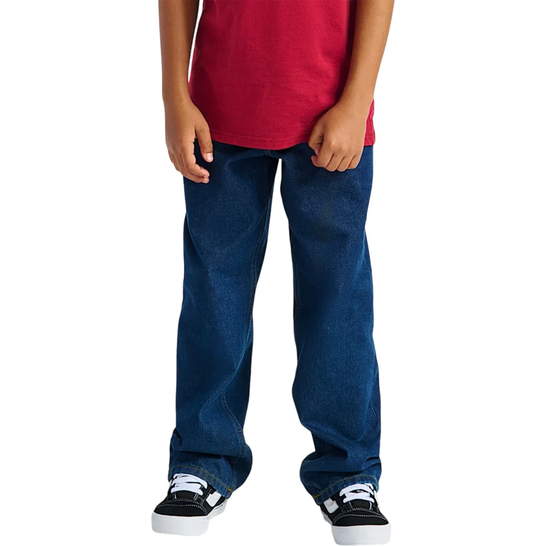 Check-5 Loose Denim Pants - Big Kids