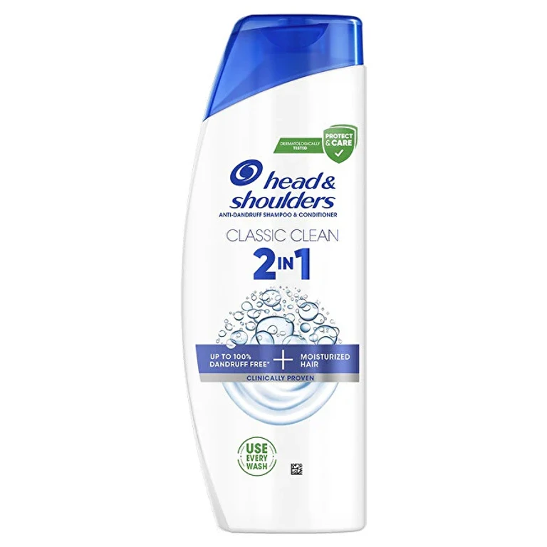 2 In 1 Classic Shampoo and Conditioner Clean (Anti-Dandruff Shampoo and Conditioner) 330 Ml