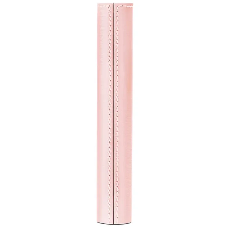 Pink leather case La Bouche Rouge