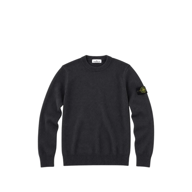 Virgin Wool Crewneck Jumper with Compass Logo Patch (5100072S00A3V0M62)