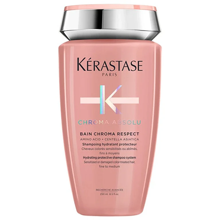 Kérastase Moisturizing Shampoo for Colored Hair Chroma Absolu Bain Chroma Respect (Shampoo) - Volume: 500 Ml - Refill