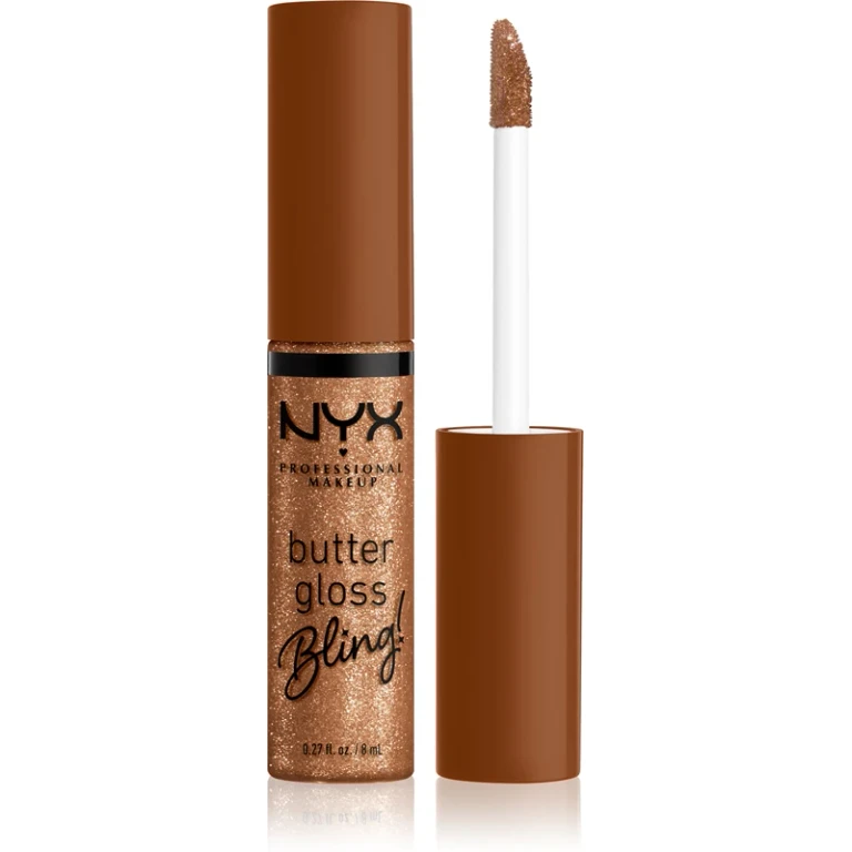 Professional Makeup Butter Gloss Bling Glossy Lip Gloss Color 04 Pay Me In Gold 8ml