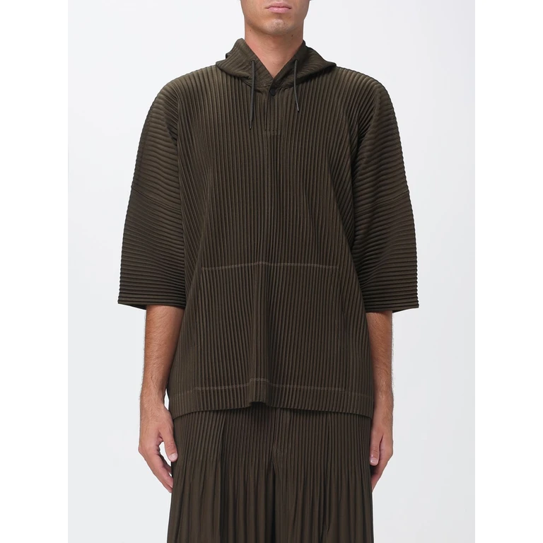 HOMME PLISSE' ISSEY MIYAKE Polo Shirt Men color Brown (HP66JK06337)