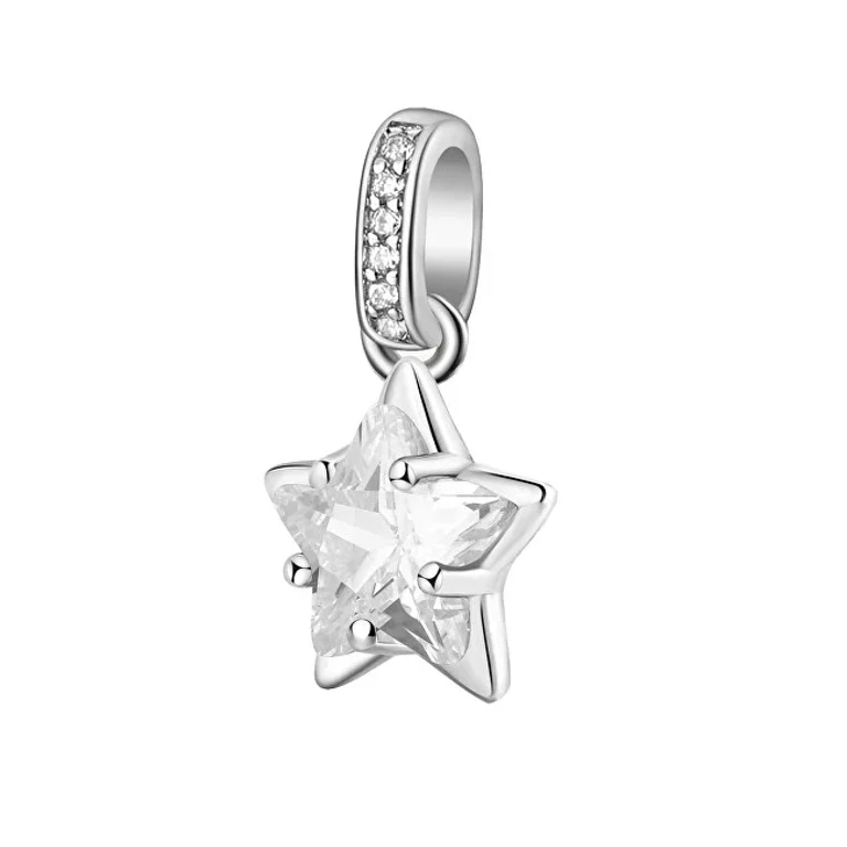 Silver Pendant Star Fancy Infinite White FIW31